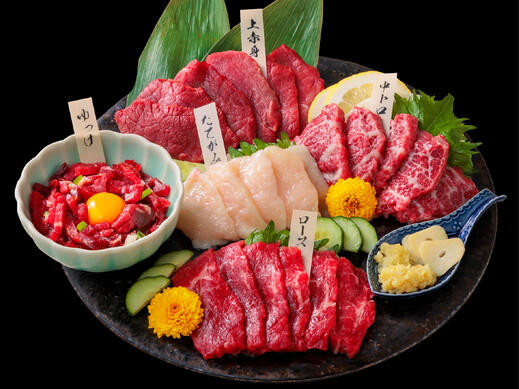 国産馬刺し 5種食べ比べセット 桜