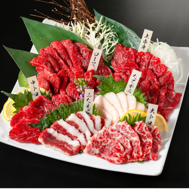 国産馬刺し 6種食べ比べセット 宴