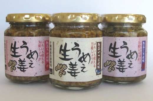 ごはんの友「うめえ生姜」135ｇ かつお・梅・しそ風味セット
