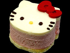 ハローキティ 苺（いちご） ミニケーキ～イチゴのクリームチーズケーキ～