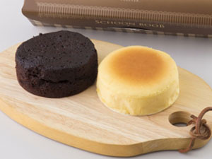 シュフォンボブ＋チョコブラウニーのケーキセット