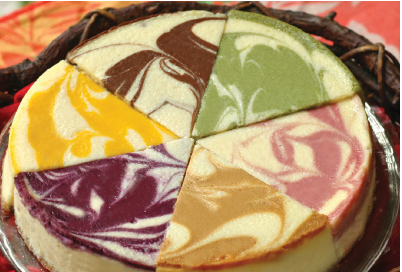 マーブルカーニバルチーズケーキ