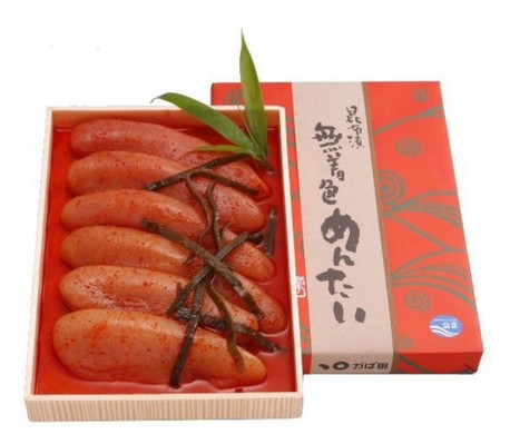 昆布漬け辛子めんたい  無着色  化粧箱詰