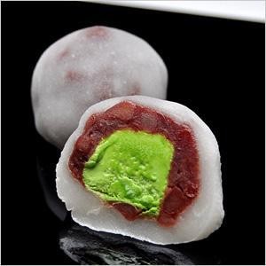 抹茶生クリーム大福