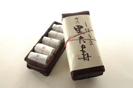 しぼり豆丹波黒大寿　小袋5袋入り籠