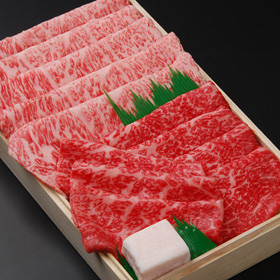 松阪牛サーロイン×モモすき焼き用（わりした付き）400ｇ