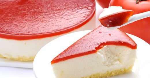 トマトのグラサージュ　カマンベールチーズケーキ(径15cm)