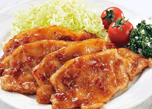 瀬戸内六穀豚 生姜焼き用(たれ漬け) 