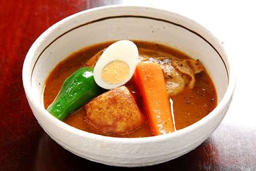 骨付きチキンのスープカレー