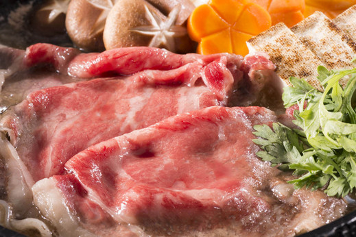お試し用！松阪牛肩ロースすき焼き　250g（2人前）