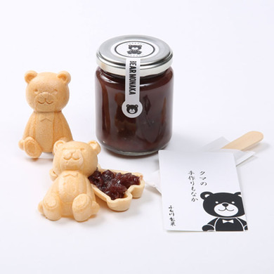 クマの手作りもなか (10個入り)