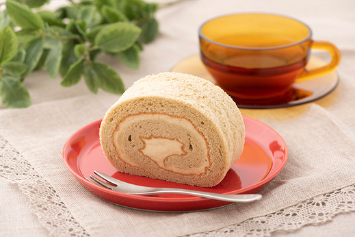 ふんわりそば粉のロールケーキ