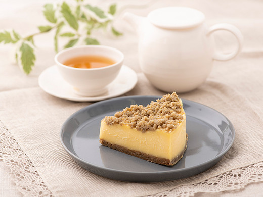 そば粉のザクザク チーズケーキ