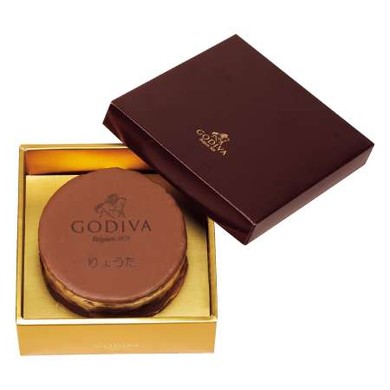 ゴディバ名入れチョコレートケーキ