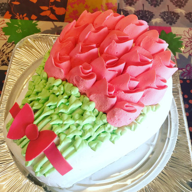 バラの花束3D立体型ケーキ（5号）
