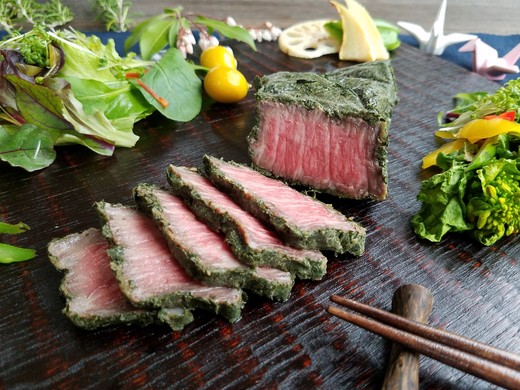 【京都府産和牛】茶えん 碾茶と食べるローストビーフ