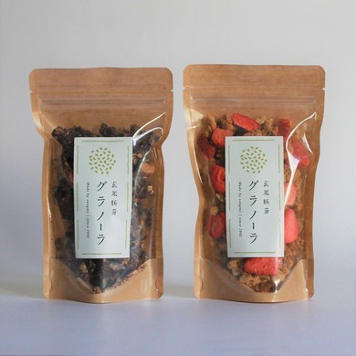 玄米胚芽グラノーラセット（チョコ・いちご）
