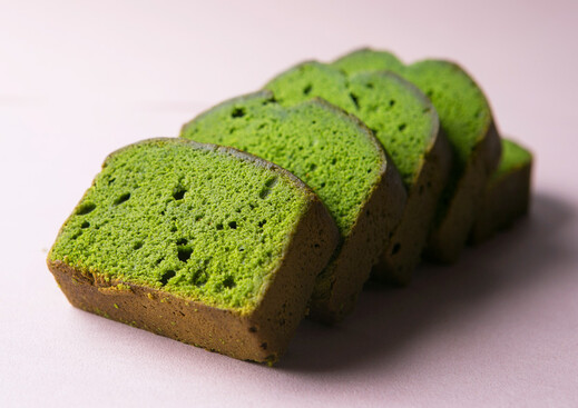 宇治抹茶とブランデーのパウンドケーキ