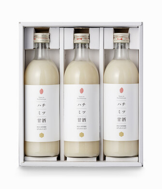 ハチミツ甘酒3本セット 小