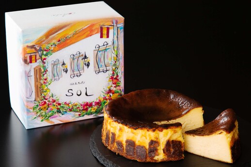 濃厚バスクチーズケーキ