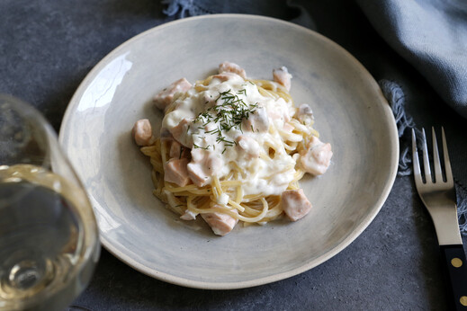 サーモンクリームソース&aqua Pasta