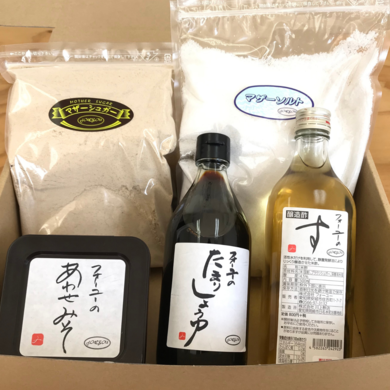 天日塩を使った自然由来調味料ギフト