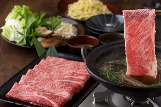 伊万里牛・味彩豚しゃぶ　どちらもセット