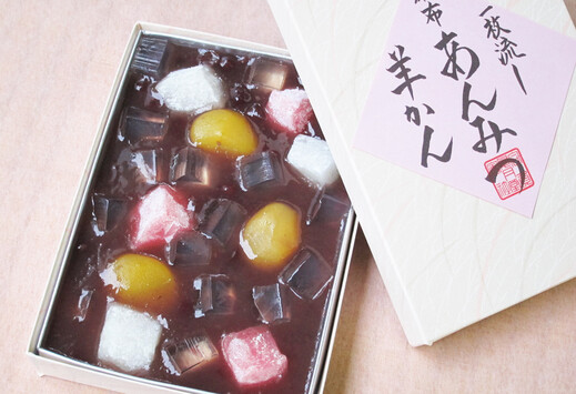 一枚流し麻布あんみつ羊かん（小）