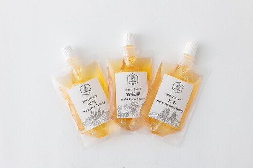 国産純粋蜂蜜お試し３本セット