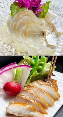 生ハム風とスモーク（熱燻製）セット（真鯛）