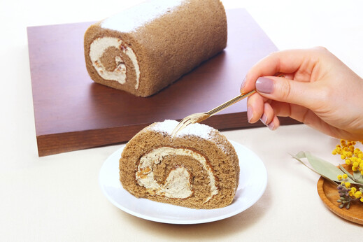 クルミほうじ茶ロール