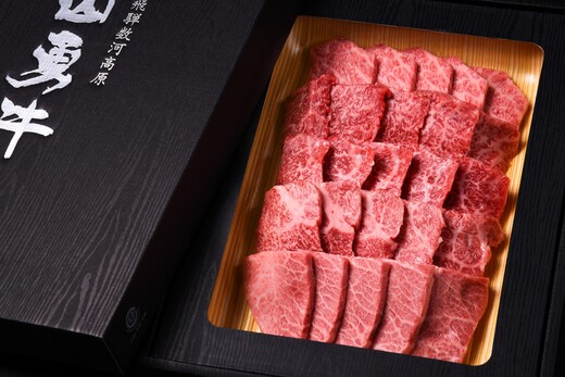 熟成飛騨牛(山勇牛) 焼肉 おまかせ5種盛合せ 300g