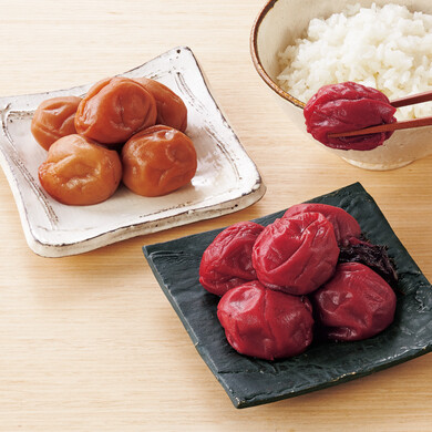 〈食彩倶楽部〉有機栽培の梅干し