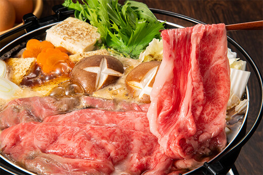 佐賀牛A5雌牛すき焼き サーロイン 500g 割り下付