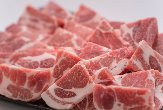 愛媛甘とろ豚 肩ロース 焼肉用（500g）