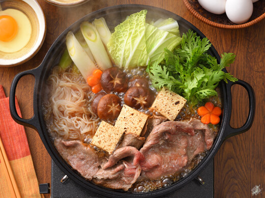 生産牧場直送!上州ふるさと若牛すき焼き（肩肉）