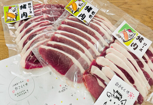 江田島産いのししスライス肉セット