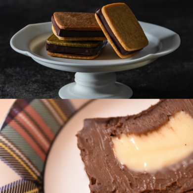 チョコレートサンド(バニラ・四日市抹茶・ビター各2個入)+ガトーショコラ(2本)セット