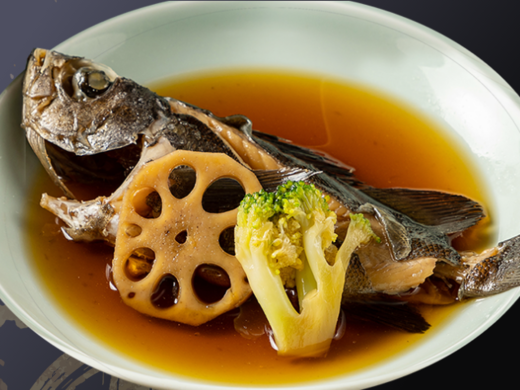まるごと1匹！瀬戸内海産メバルの煮つけ