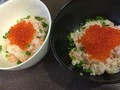 二人分のいくら丼です。