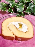 柚子と山椒の香り爽やかロールケーキ。