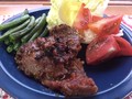 フライパンに残った味噌も無駄なく盛り付け