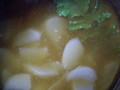 お味噌汁♪つぶつぶあり
