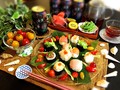 食卓に並べるととても鮮やかです。