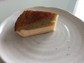 サツマイモとチーズの綺麗な二層