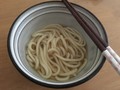 出来上がったシンプルうどん