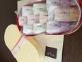 5色のほんのり色付いた和紙の包装