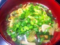 締めの麺。