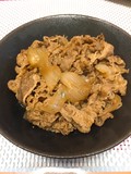 簡単・お手軽に牛丼完成！