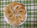 パリパリの羽根つき餃子が完成♪